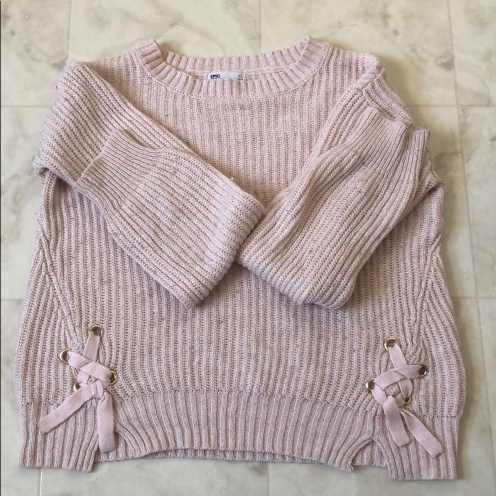 Light pink sweater